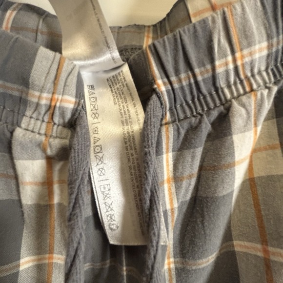 Vintage Disney Store Mickey Mouse Lounge Pants Adult Large Gray Plaid Sleepwear - Picture 6 of 10